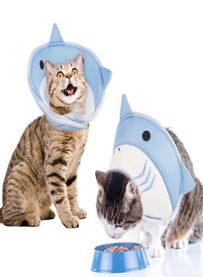 Friusate Cat Recovery Collar - Soft, Adjustable, Breathable, Lightweight Cat Cone to Stop Licking - After Surgery - Image 2
